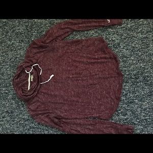 Cowl neck Hollister top